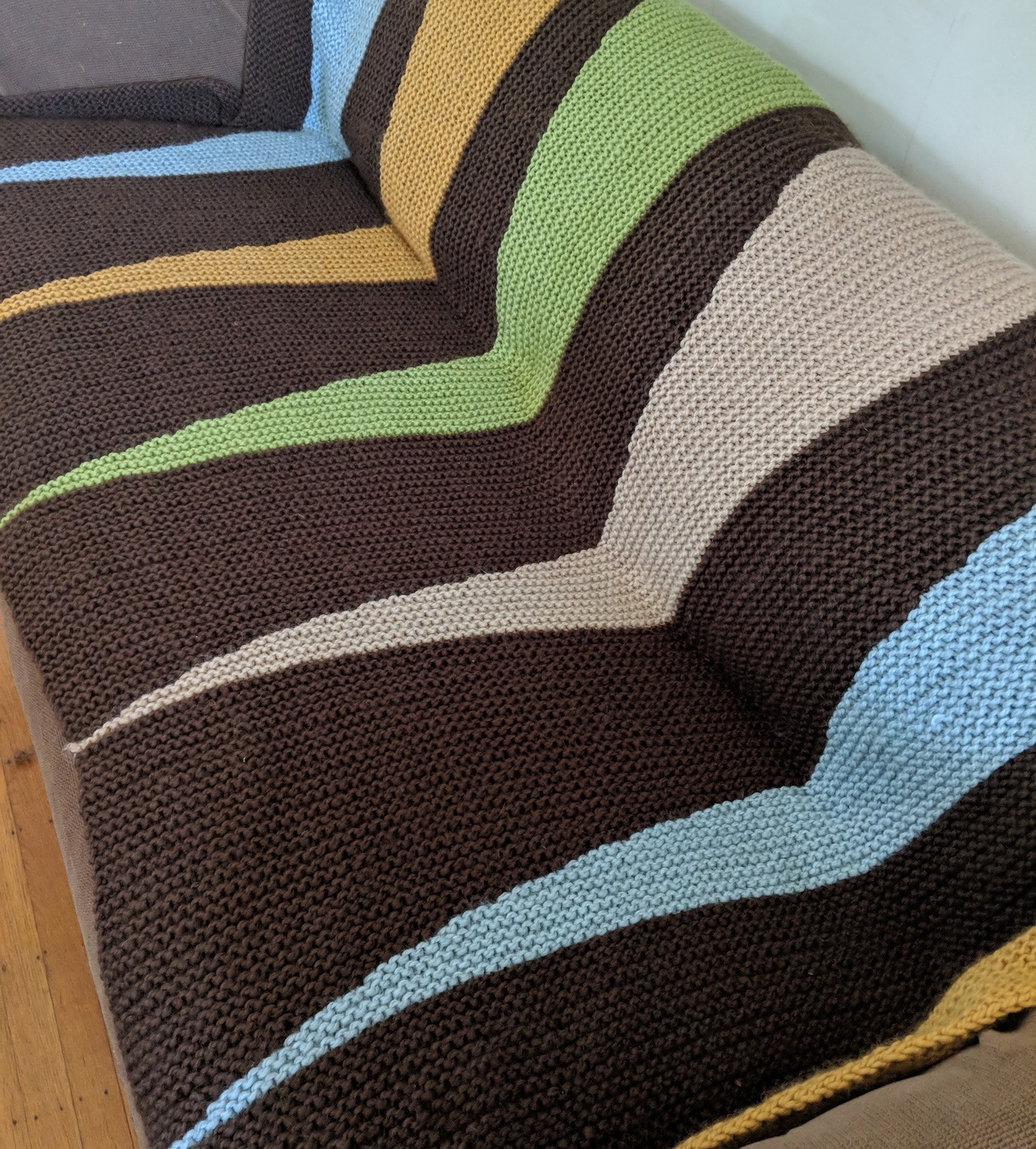 Couch blanket. With Loops and Threads cozy wool... Make All Things