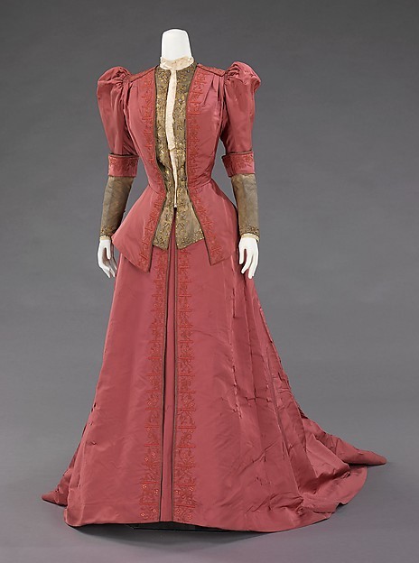 Ephemeral Elegance Dinner Dress With Embroidered Edging Ca 1900   Tumblr Nkv1ozkXkw1swhcebo1 500 