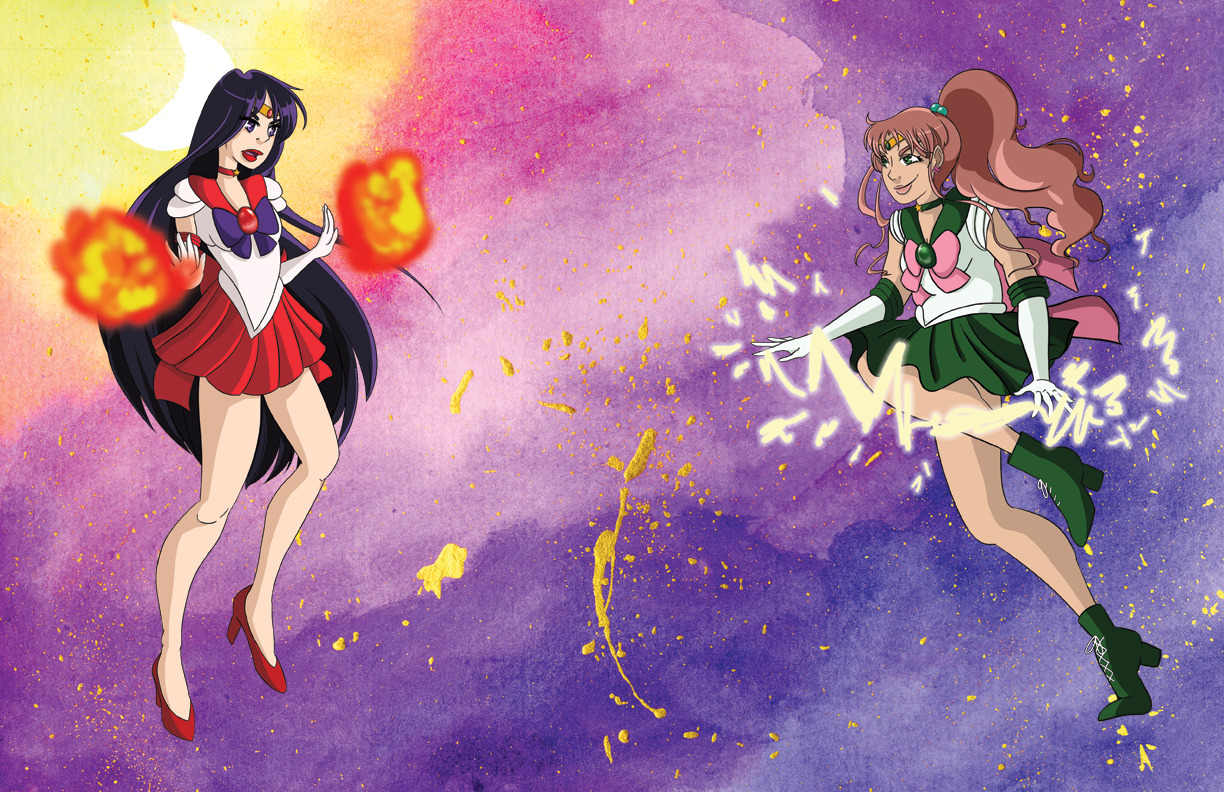 Nada Mohammed Sailor Mars V Sailor Jupiter Sailo