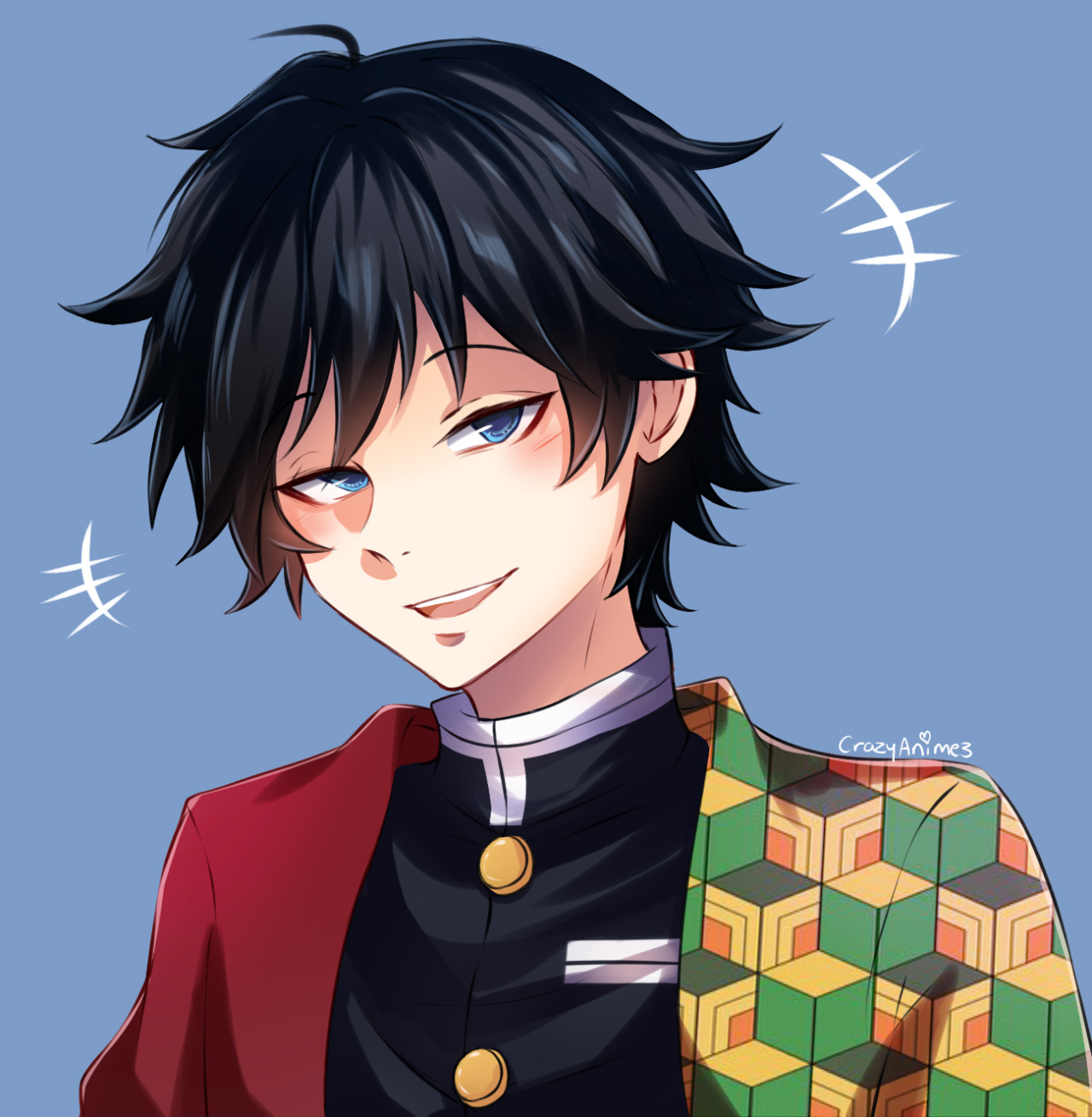 Giyuu haircut