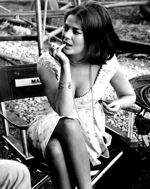 theswinginsixties:Natalie Wood on the set of ‘This Property Is...