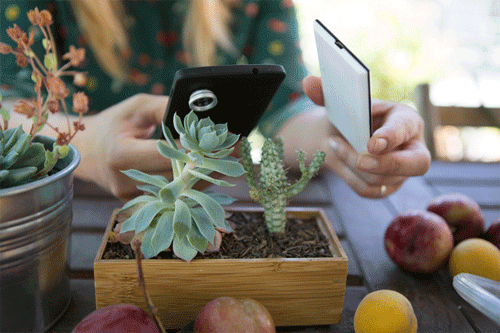 photojojo:
“ Your beautiful face deserves a better flash than the way harsh one on your phone.
Grab the Nova! It’s a bluetooth synced wireless phone flash with adjustable brightness and color.
Step Up Your Phone Flash Game with the Nova
”
Cool