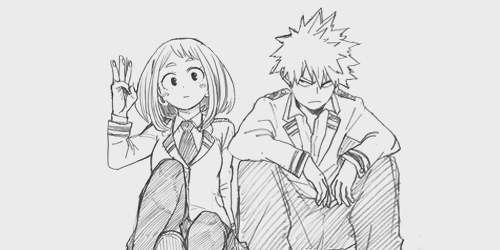 vinea-princess:Kacchako - Horikoshi’s Twitter Sketches.