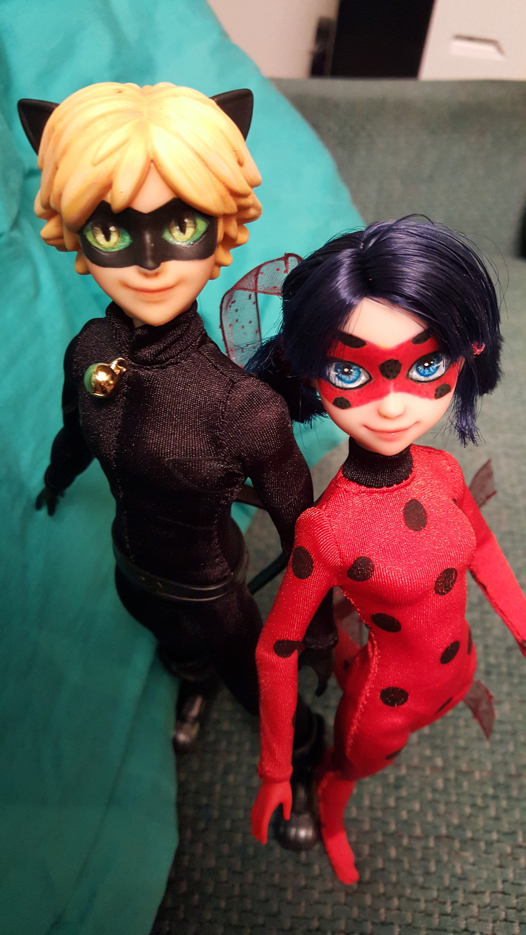 ladybug and cat noir dolls