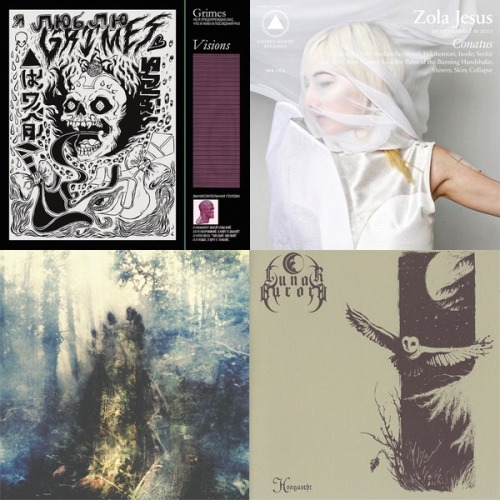 February’s favorites :Grimes - VisionsZola Jesus -...