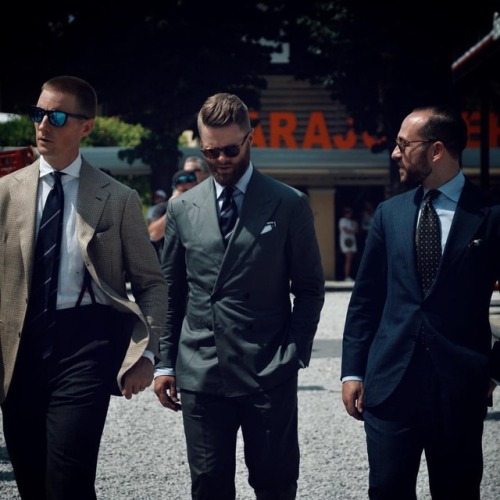 perfettobenedetto:TBT to last Pitti with my friends ...