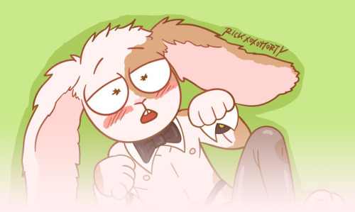 rickxoxomorty:A bunny morty for @mousebunny‘s birthday! Keep...