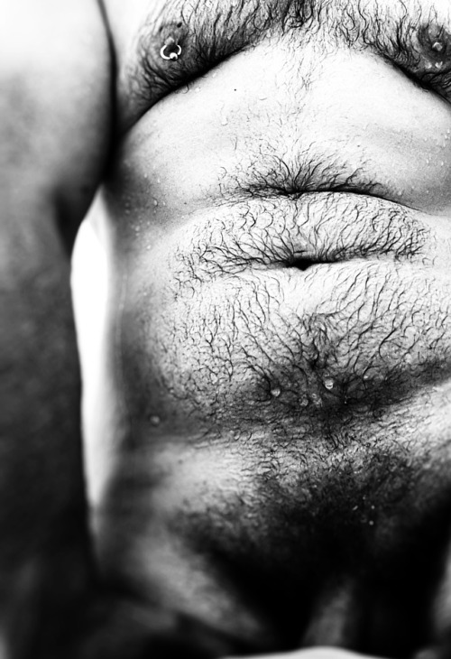 Shower time #blackandwhite #hairychest #hairy #shower #pube #me...