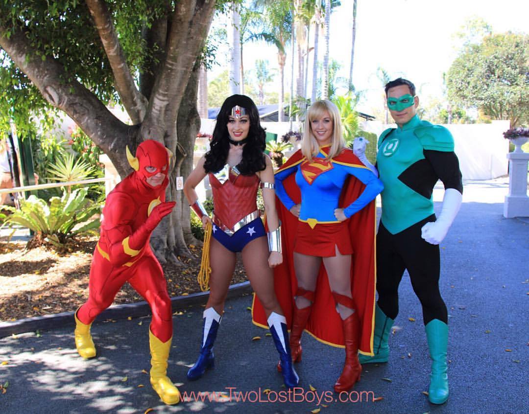 Character Central We Met The Flash Wonder Woman Super Girl And