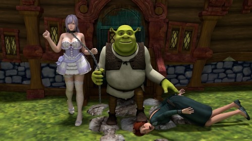 shrek「This ugly woman is not Fiona,this cute boobs is my new...