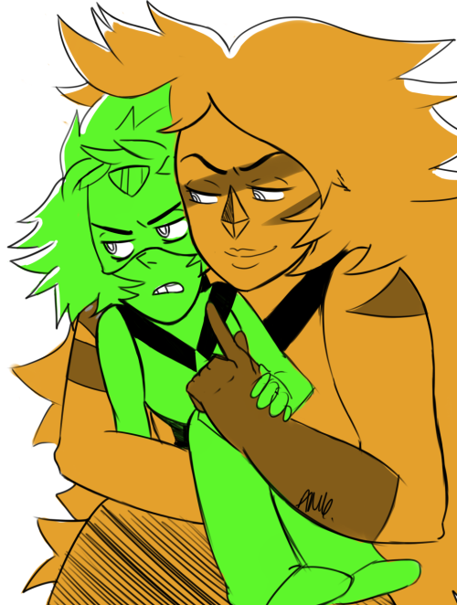 hartlands:Peridot X Everyone pt.1 Green + Orange or Green...