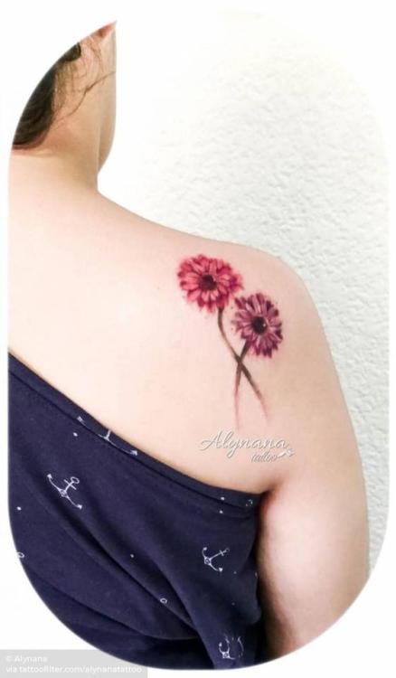 By Alynana, done in Mexico City. http://ttoo.co/p/28378 flower;gardenia;back;alynanatattoo;watercolor;facebook;nature;twitter;medium size