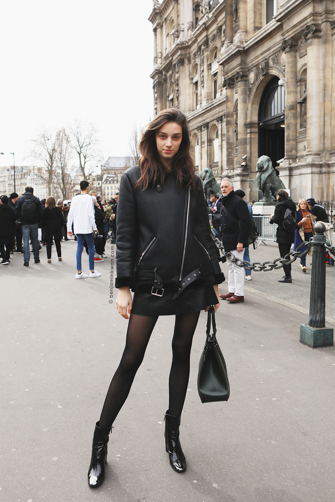 snappedbybenjaminkwan: Larissa Marchiori at Issey... - The Streets of Style