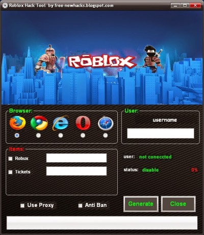 Robux Roblox Hack Tools