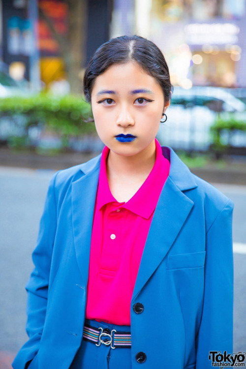 tokyo-fashion:20-year-old Japanese student Tae on the street...