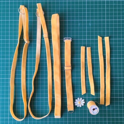 All the bits that go into making the Sweet Daisy Harness. Even...