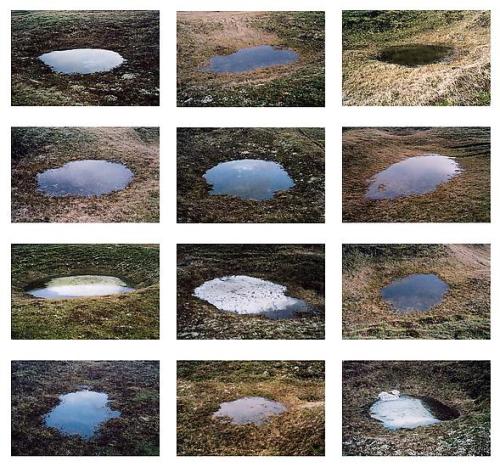 paintedout:Olafur Eliasson, Spring puddle series, 2004