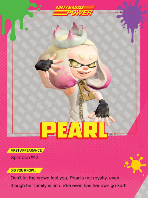 nintendo:Pearl is the pink and punky MC, and one half of the...