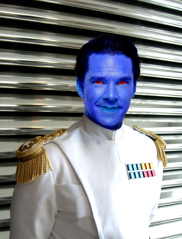 Benedict Cumberbatch as Thrawn!! By Neon Taster...