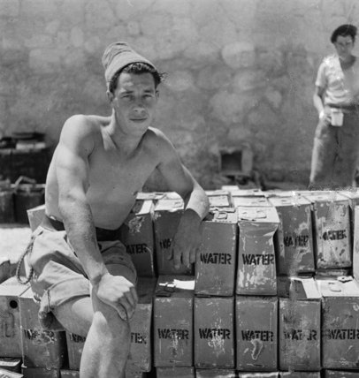 1bohemian:Desert Cook With Cans of Water, Photo by Cecil Beaton,...