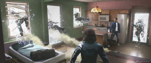 captainkess:Captain America : Civil War - Bucky’s apartment...