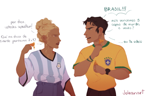 joleanart:percy: ‘brazil!!!’annabeth: ‘my god, you guys...