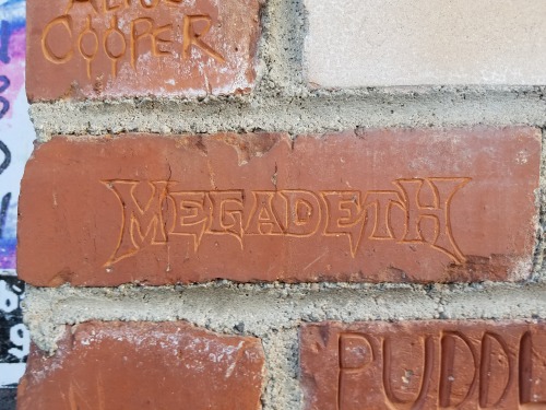 juggernottforever:The brick wall out front of the legendary...