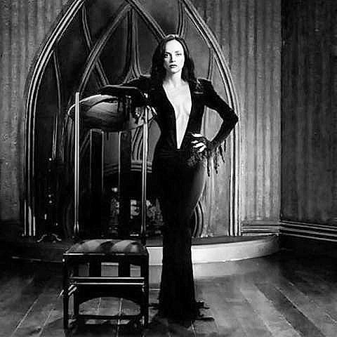 Christina Ricci as Morticia Addams. Be still my heart…