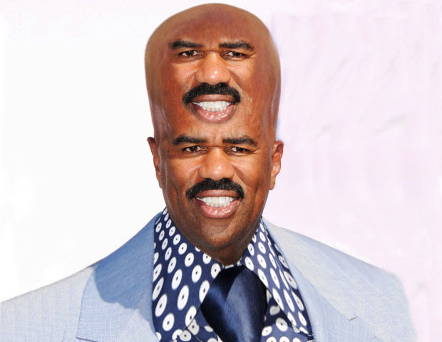 Steve Harvey's Head On Things — Submitted by shawndog.