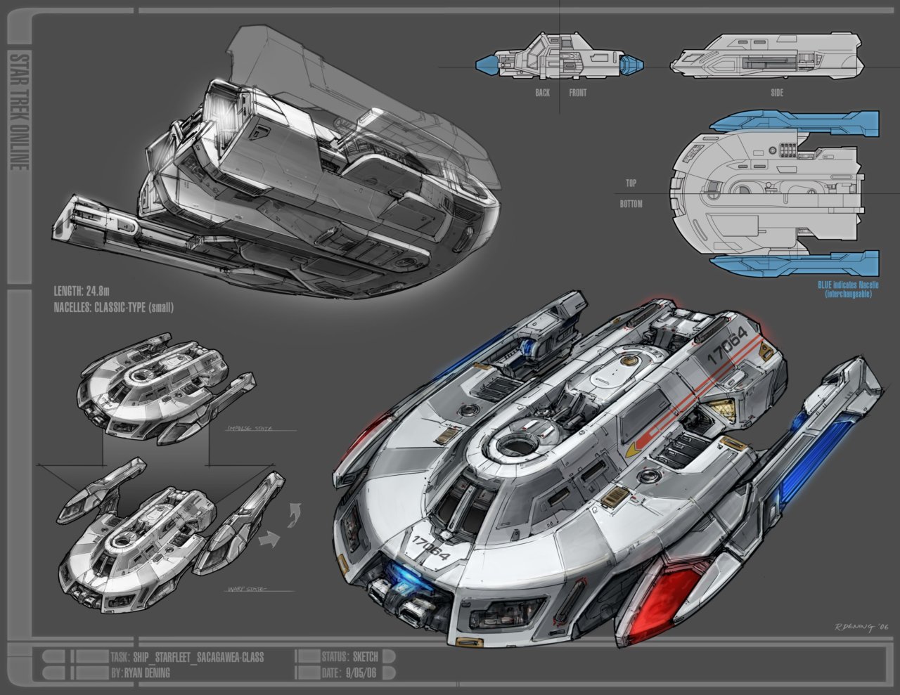 Starfleet ships — Sacagawea-class by Ryan Dening