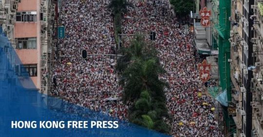 Over a million attend Hong Kong demo against controversial extradition law, organisers say | Hong Kong Free Press HKFP