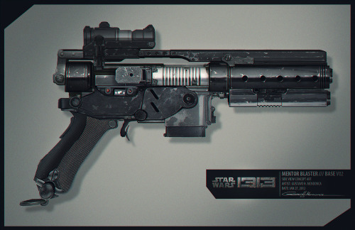 design-bastion:Concept art of the cancelled Star Wars 1313....