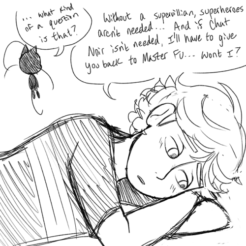 buggachat:thinking about adrien’s abandonment issues…… and his...