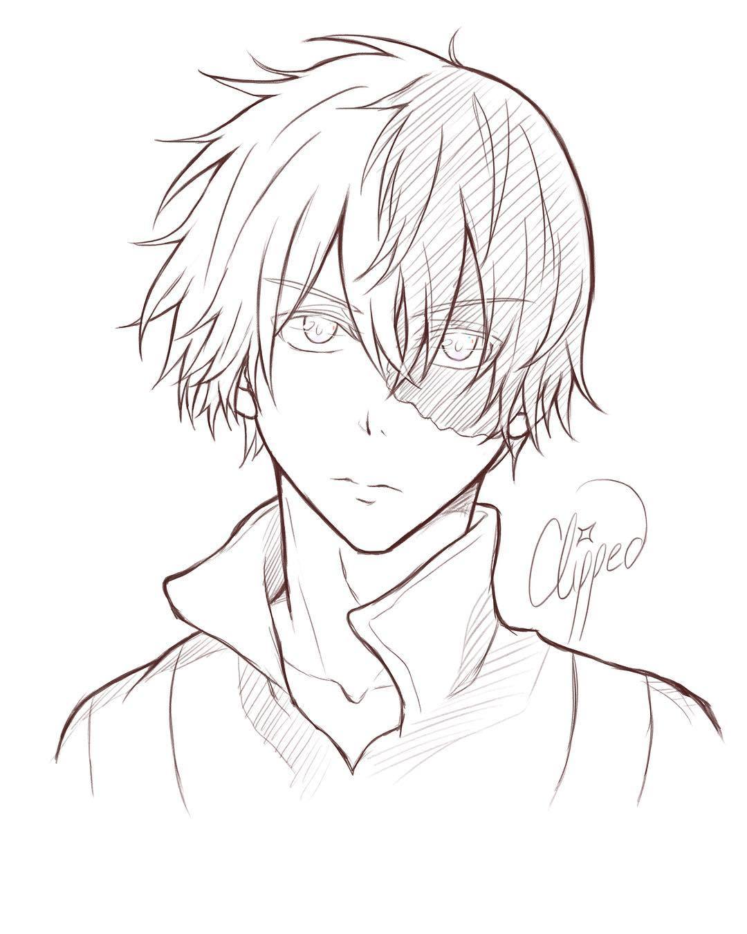 Clipped104 Todoroki From Hero Academia Sketch Version Been