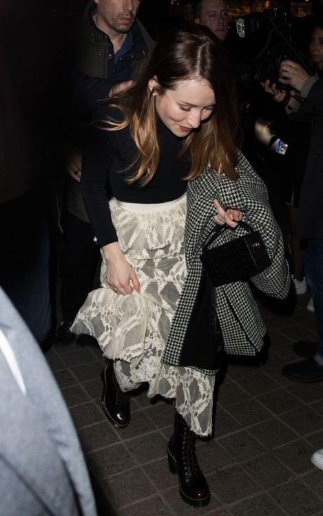 Emily Browning Arrives at the Royal Monceau Hotel during Fashion...