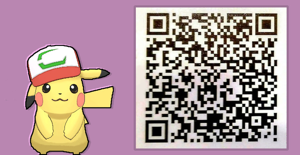 Alolan Cap Pikacha Qr Code Sun And Moon Code Pokemon
