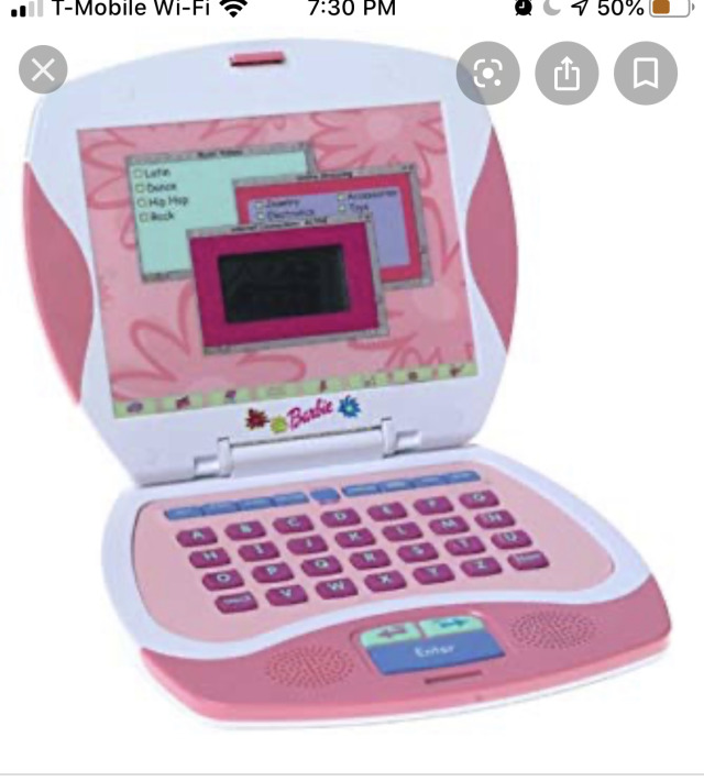 barbie laptop 2000