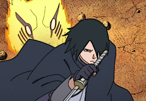 sakura3hanami:Sasuke’s battle mode in Gaiden❤️