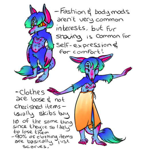 inkfucker:I made this species up when I was 16 and now they get...