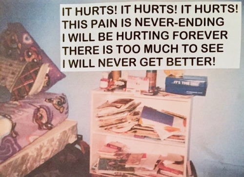 trappedangel:my childhood room again. it hurts hurts hurts