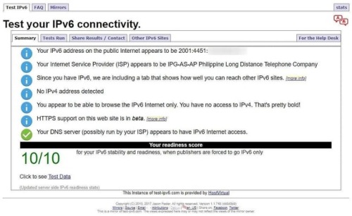 Tried Ipv6 Using Pldt Telco Delegated The Router Www