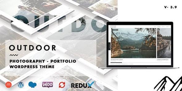 Outdoor v3.9.0 – Creative Photography / Portfolio WordPress Theme Nulled