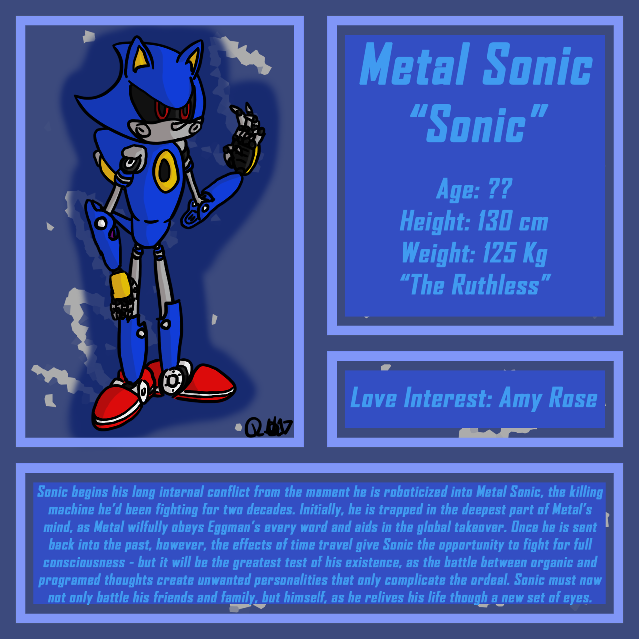 Metal Sonic. He’s not just any old robot to come... - Nennai Battlestorm