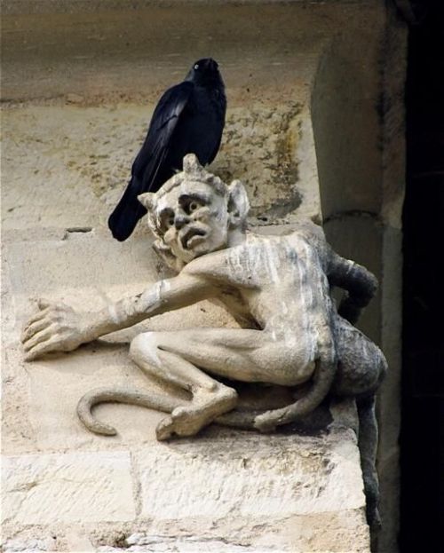 blackpaint20:#Gargoyles are numbers commonly carved into the...