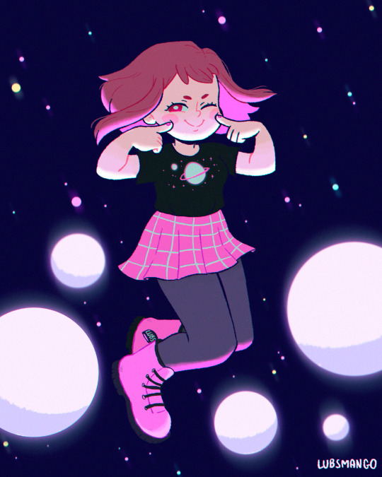 floaty uraraka 🪐✨