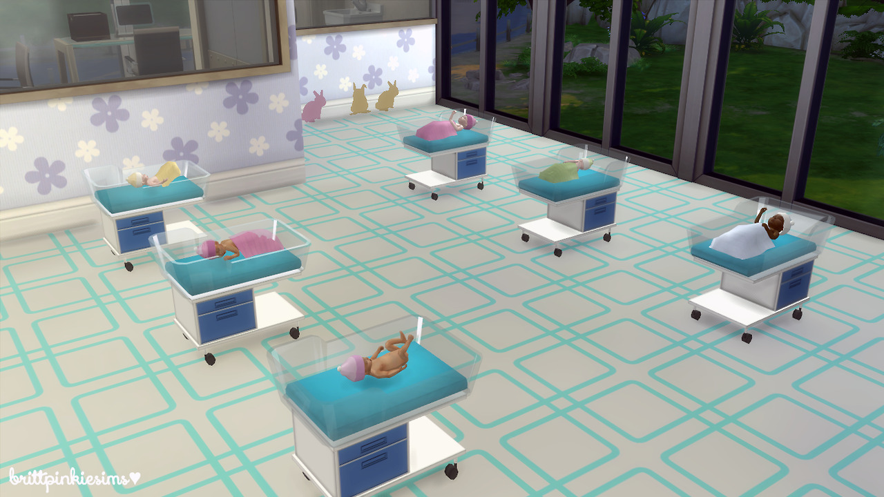 Sims 4 hospital build.