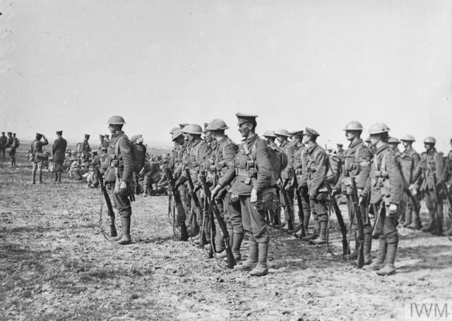 WWI OnThisDay — British troops, which took part in the capture of...