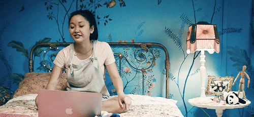 I'm Number None • totouchthefiretwice: Lara Jean + Her Blue Wall