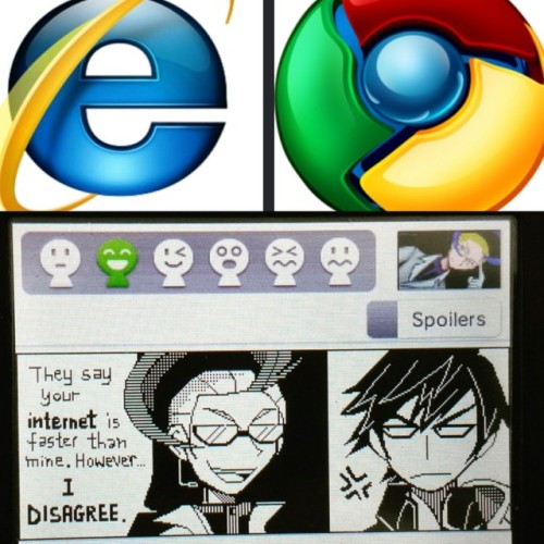 google chrome vs internet explorer comic