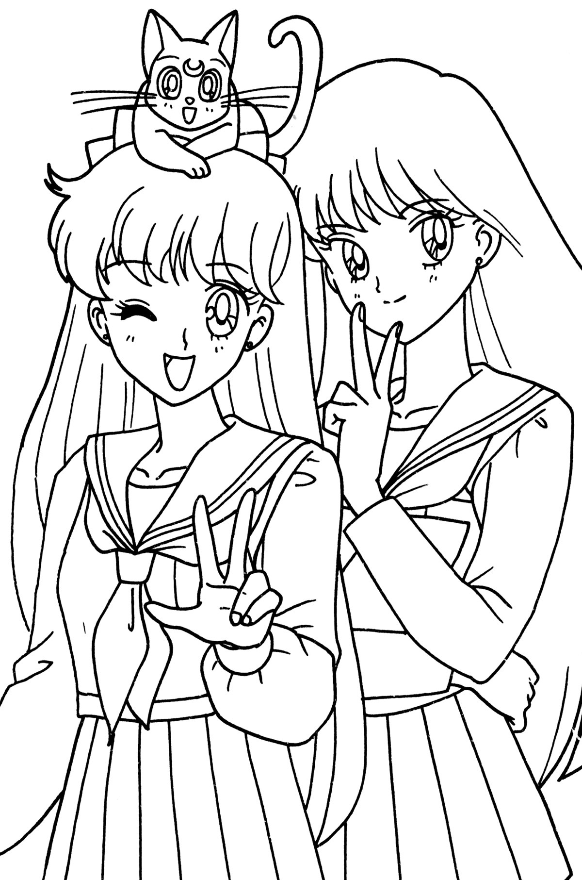 sailor mars coloring pages anime - photo #29